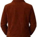 Beyond the Gates S02 Mike Manning Brown Suede Jacket Back