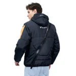 Death Stranding Porter Black Hooded Jacket Back