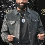 Deon Cole Michael Premiere Grey Suede Jacket