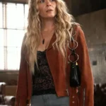 Dixie Bennings 9-1-1 Nashville Brown Suede Jacket