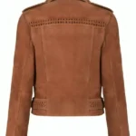 Dixie Bennings 9-1-1 Nashville Suede Leather Jacket Back