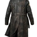 Fallout Elder Maxson Battle Coat Leather Trench Back