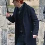 Good Omens Crowley Blue Wool Coat