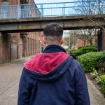 Half Man Young Ruben Hooded Jacket Back