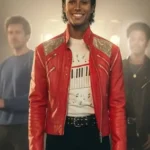 Jaafar Jackson Michael Thriller Leather Red Jacket