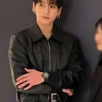 Jung Kook Watch Event Leather Jacket