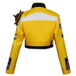 KPop Demon Hunters Rumi Leather Jacket Back