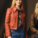 Margo’s Got Money Troubles Elle Fanning Orange Jacket