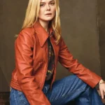 Margo’s Got Money Troubles Event Elle Fanning Orange Jacket
