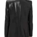 Margo’s Got Money Troubles Shayanne Millet Black Leather Blazer Back