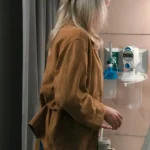 Marshals Dolly Weaver Brown Suede Jacket Back