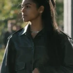 Marshals S01 Ash Santos Black Jacket