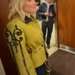 Natasha Bedingfield Yellow New York Sequined Jacket