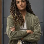 Nyla Harper The Rookie S08 Green Jacket