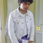 One Piece S02 Monkey D. Luffy White Denim Jacket