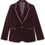 Sabina Leonardi The Rookie S08 Velvet Blazer