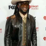 Shaboozey iHeartRadio Music Awards 2026 Leather Jacket