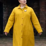 Siobhan McSweeney The Great Pottery Throwdown Yellow Coat