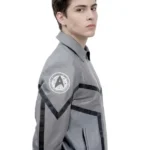 Strange New Worlds Grey Faux Leather Jacket