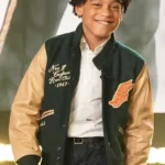 The Jennifer Hudson Show Juliano Krue Valdi Green Varsity Jacket