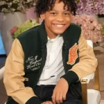 The Jennifer Hudson Show Juliano Krue Valdi Varsity Jacket