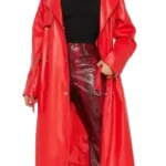 The Voice S29 Alexia Jayy Red Trench Coat
