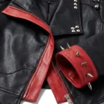 VI League of Legends 2 Arcane Black Leather Jacket