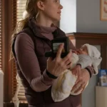 Virgin River Alexandra Breckenridge Brown Vest