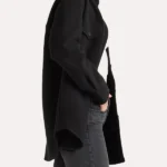 Womens Black Oversized Shirt