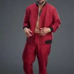 WrestleMania 42 Jey Uso Red Bomber Jacket