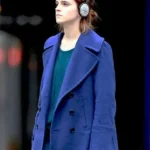 British Actress Emma Watson’s Blue Coat