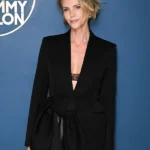 Charlize Theron Black Blazer