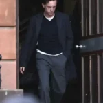 Half Man S01 Niall Wool Black Coat