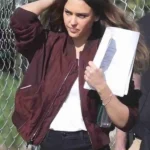 Jessica Alba L.A.’s Finest Red Bomber Jacket