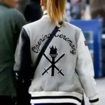 Jessica Alba OC Varsity Jacket Back