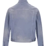 Lamine Yamal Blue Denim Jacket Back