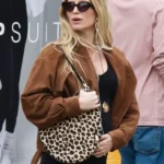 NYC Annabelle Wallis Brown Jacket