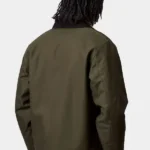 Street Fighter Noah Centineo Green Cotton Jacket Back