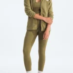 Womens Glacier Olive Green Fleece Jacket