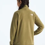 Womens Glacier Olive Green Zipper Jacket